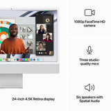 iMac | 24'' | 2023 | M3 | 256GB SSD | GPU 8-core - Prateado