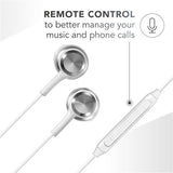 Auriculares Music & Sound Capsule AUCAPSULEMSREMOTEW Branco