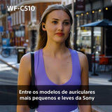 Auriculares True Wireless Bluetooth Sony WF-C510 - Azul