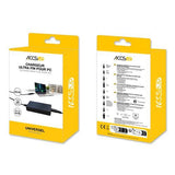 Carregador Ultra Fino Accsup para Computador Portátil 65W - Preto