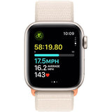 Apple Watch SE GPS 40mm - Alumínio Luz das estrelas | Bracelete Loop Luz das estrelas
