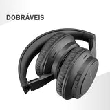 Auscultadores Bluetooth Music Sound Boost - Preto