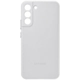 Capa Samsung Galaxy S22 Leather Cover Pele Cinza Clara