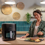 Fritadeira Sem Óleo Airfryer Cecotec Cecofry&Grill Duoheat 6500 - 6.5L - Preto