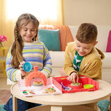 Jogo de Plasticina Kinetic Sand - Squish Pizza - Spin Master