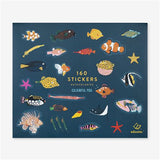 160 Stickers - Colourful Fish