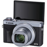 Máquina Fotográfica Compacta Canon PowerShot G7 X Mark III - Kit Bateria - Prateado