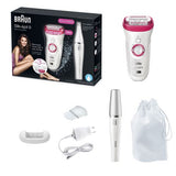 Depiladora de Arranque Braun Silk-épil 9 9-538 Wet&Dry + Depiladora Facial