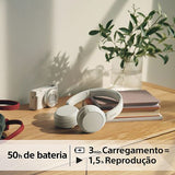 Auscultadores Bluetooth Sony WH-CH520W - Branco