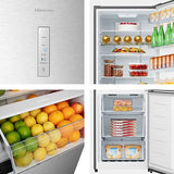 Frigorífico Combinado Hisense RB440N4ACD | 200,4x59,5x59 cm | 336 L | D | Inox