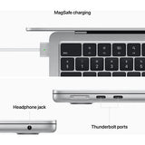 MacBook Air 13'' | 2022 | M2 | 8GB | 512GB SSD | GPU 10-Core | Prateado