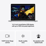 MacBook Pro 14'' | 2024 | M4 Pro 12-core | 24GB | 512GB SSD | GPU 16-core | 96W - Prateado