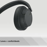 Auscultadores Noise Cancelling Bluetooth Sony WH-CH720N - Preto