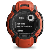 Smartwatch Garmin Instinct 2X Solar - Vermelho