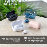 Auriculares Noise Cancelling True Wireless Bluetooth Sony WF-C710NW - Branco