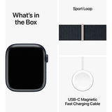 Apple Watch Series 9 GPS 45mm - Alumínio Meia-Noite | Bracelete Loop Meia-Noite
