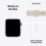 Apple Watch SE GPS 40mm - Alumínio Luz das estrelas | Bracelete Desportiva Luz das estrelas - M/L