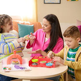 Jogo de Plasticina Kinetic Sand - Squish Pizza - Spin Master