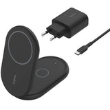 Base de Carregamento Wireless Magnético Dual Belkin BoostCharge Qi2 15W WIZ028vfBK - Preto