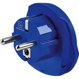 Adaptador Tomada Go Travel EU / Mundial com USB/USB-C - Branco / Azul