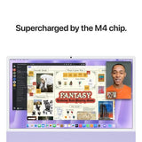 iMac | 24'' | 2024 | M4 | 16GB | 256GB SSD | GPU 8-core - Roxo