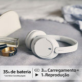 Auscultadores Noise Cancelling Bluetooth Sony WH-CH720NW - Branco