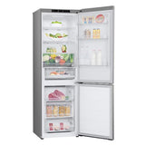 Frigorífico Combinado LG GBV3100EPY | 186x59,5x68,2cm | 344 L | E | Prateado