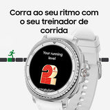 Smartwatch Samsung Galaxy Watch8 Classic LTE 46mm - Prateado/Preto
