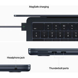 MacBook Air 13'' | 2022 | M2 | 8GB | 256GB SSD | GPU 8-core | Meia-Noite