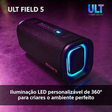 Coluna Portátil Bluetooth Sony Field 5 SRS-ULT50B - Preto
