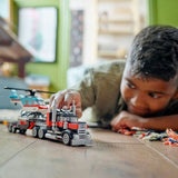 LEGO Creator 31146 - 3 em 1 - Camião de Plataforma com Helicóptero