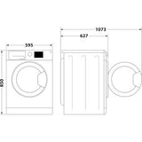 Máquina de Roupa Whirlpool FFB8489BVSP | 8KG | 1400 RPM | A | Branca