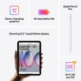 Apple iPad Mini 8.3'' 2024 - Cellular - 512GB - Roxo