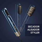 Alisador de Cabelo 3 em 1 Babyliss Airwand - Azul