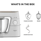 Robot de Cozinha Kenwood Titanium Chef Baker Lite KVL65.001WH