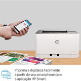 Impressora HP Color Laser 150nw - Wi-Fi - Branca