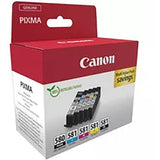 Pack de Tinteiros Canon PGI-580/CLI-581 - PGBK/C/M/Y/BK