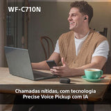 Auriculares Noise Cancelling True Wireless Bluetooth Sony WF-C710NW - Branco