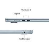 MacBook Air 15'' | 2025 | M4 10-core | 24GB | 512GB SSD | GPU 10-core - Azul-Céu