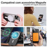 Capa Icoveri com MagSafe para Apple iPhone 15 Pro- Transparente