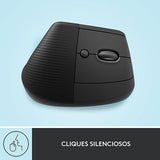 Rato Sem Fio Logitech Ergonómico Vertical Lift Right - Graphite