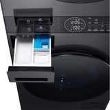 Máquina de Lavar e Secar Roupa LG WT1210BBF | 12/10Kg | 1400 RPM - Preto