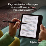 Ereader Kobo Libra Colour + Caneta Kobo Stylus 2 - Preto