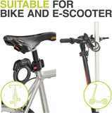 Cadeado para bicicleta e trotinete Newrban NEWMLOCKCABLEK com combinação