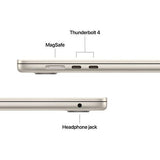 MacBook Air 15'' | 2025 | M4 10-core | 16GB | 256GB SSD | GPU 10-core - Luz das Estrelas