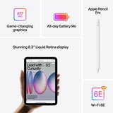 Apple iPad Mini 8.3'' 2024 - Wi-Fi - 128GB - Cinzento sideral