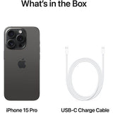 Apple iPhone 15 Pro - 128GB - Titânio Preto - Recondicionado - REtech MediaMarkt - Grade A