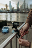 Garra de Suporte Flexível para Action Cam GoPro - Preto