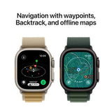 Apple Watch Ultra 2 GPS 49mm - Cellular - Titânio Preto | Bracelete Loop Milanesa Titânio Preto - S