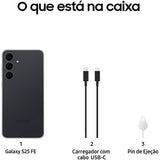Samsung Galaxy S25 FE - 128GB - Preto Noturno